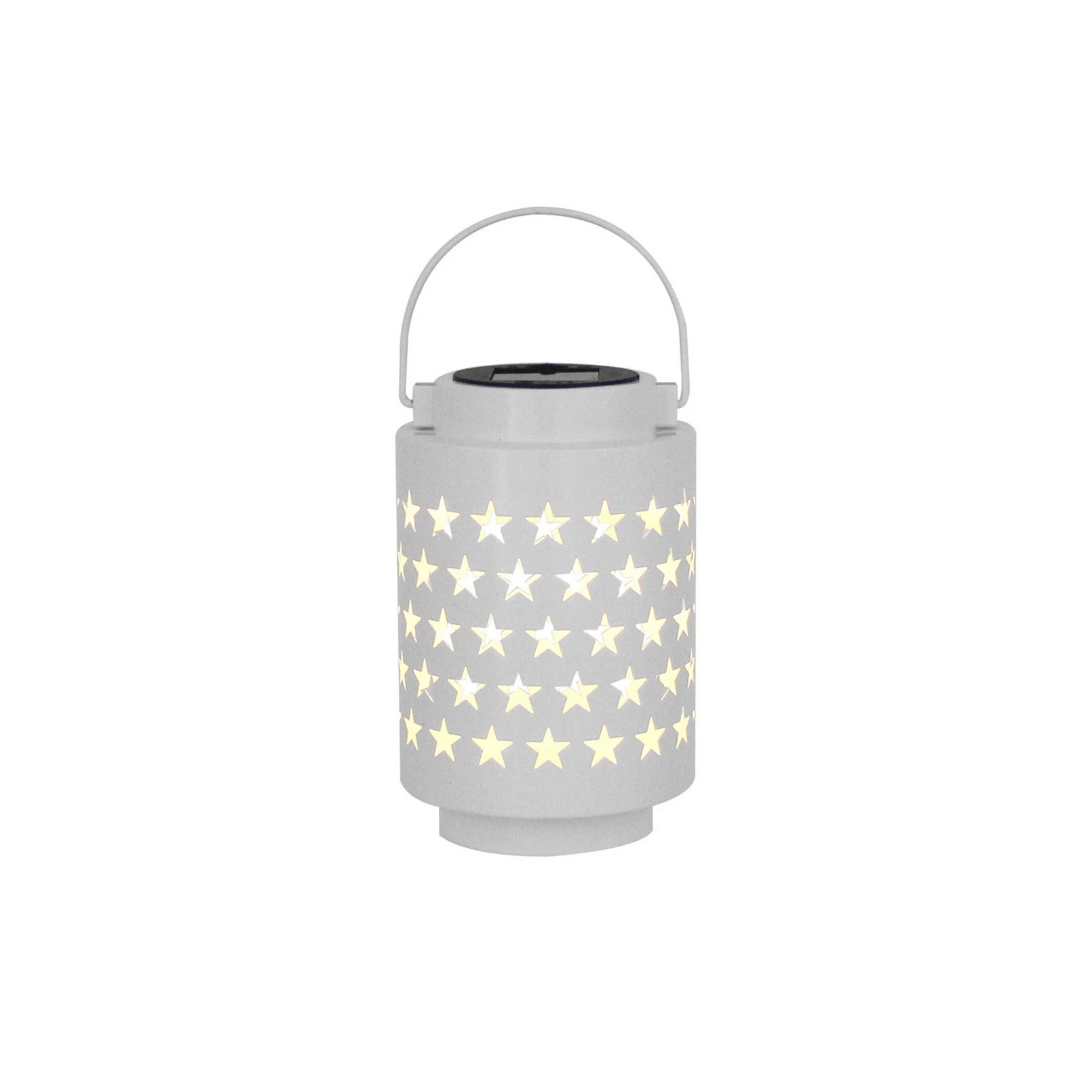 Celebrate Together™ Americana Metal Solar Lantern with White Stars Outdoor Decor | Kohl's