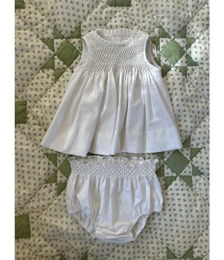 Edgehill Collection x Kristin Ellen Hockman Baby Girls Newborn-24 Months Freja Honeycomb Diaper S... | Dillard's