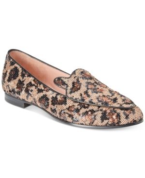 kate spade new york Caty Sequined Leopard Flats | Macys (US)