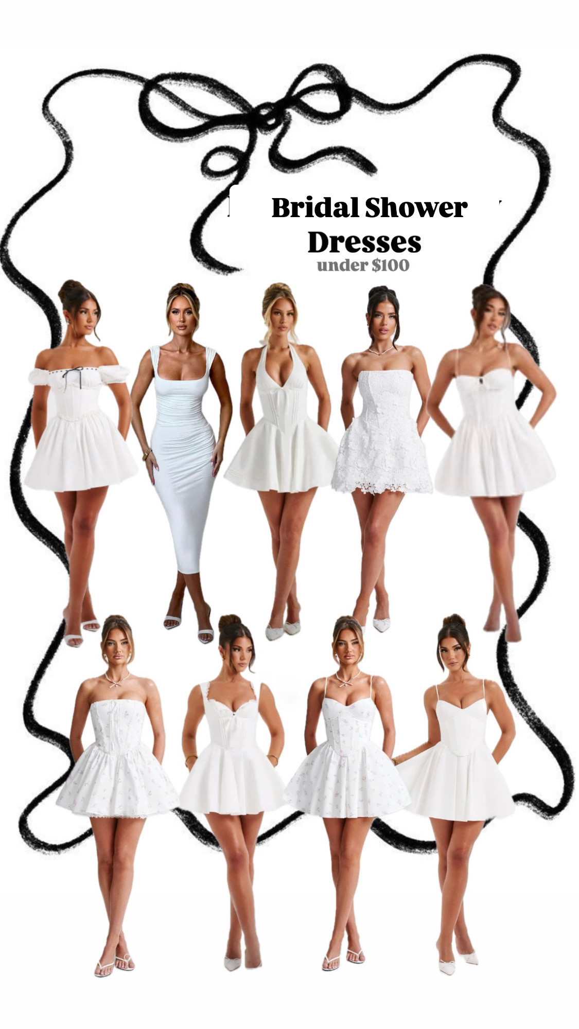 BRIDAL SHOWER 💍 Bridal shower, bridal shower dress, bridal shower dresses, bridal shower inspo, bridal shower inspiration, bridal wardrobe, white dress, white dresses, engagement pictures, formal white dress, formal white dresses, bride, bride to be, 2025 bride, 2025 brides, engagement look, engagement looks, wedding dress, wedding dresses, engagement party, bridesmaid luncheon, bachelorette, rehearsal dinner, reception, after party, 

 

#LTKFindsUnder100 #LTKWedding