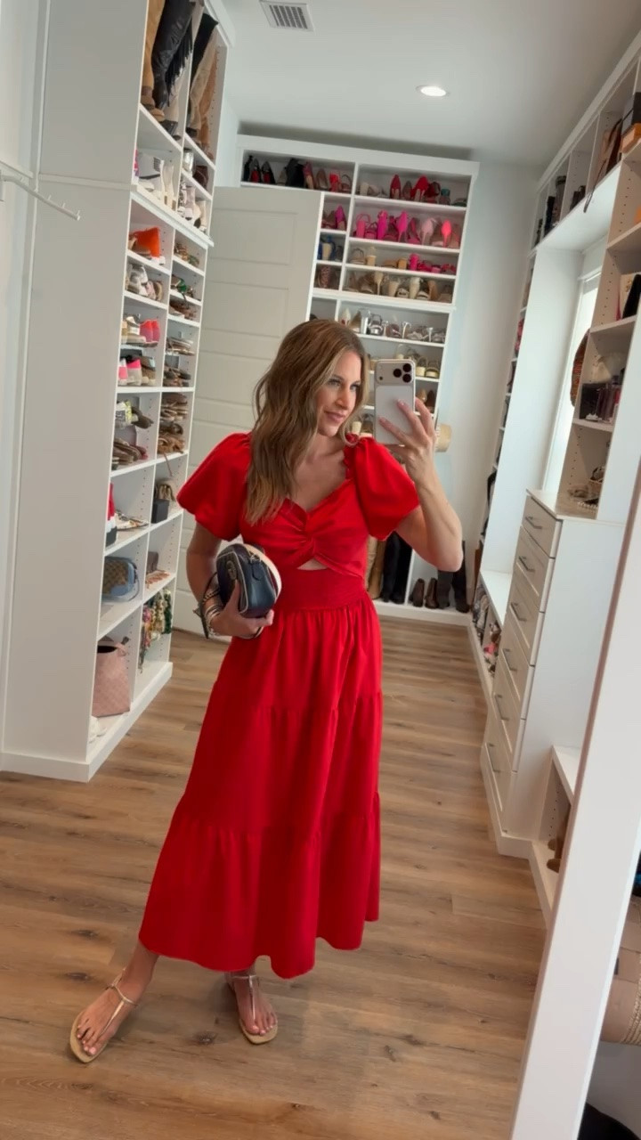 Red, white & blue 🇺🇸 in a small dress, sandals and accessories - fits tts.

#LTKSeasonal #LTKgrwm #LTKootd