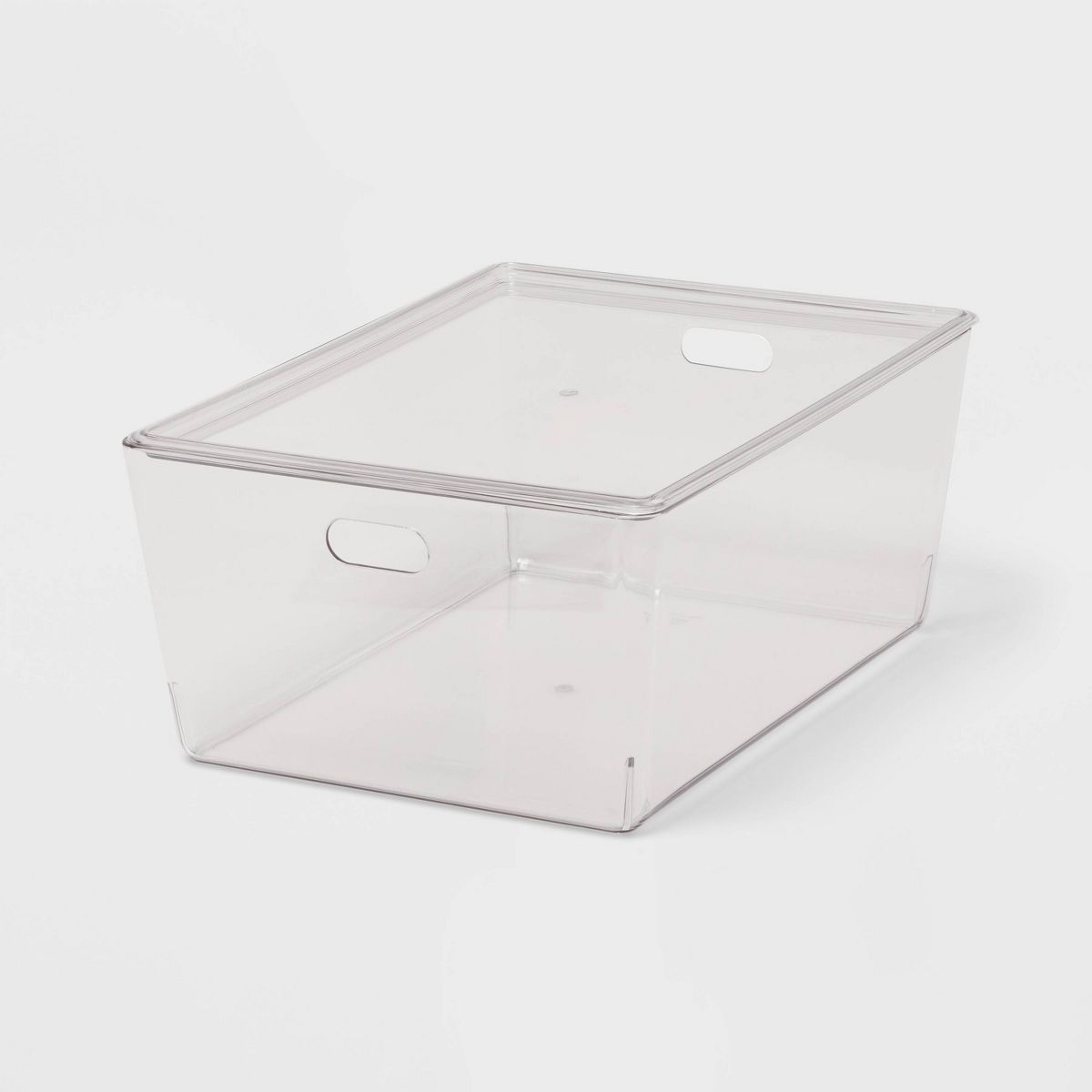 11L Stacking Clear Bin with Lid - Brightroom™ | Target