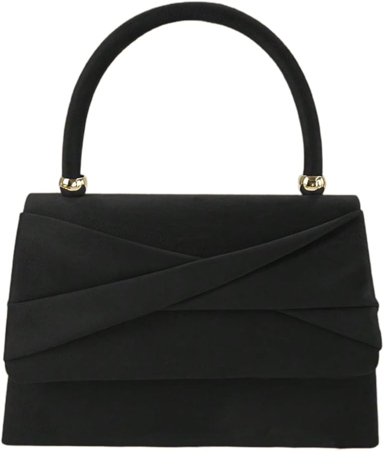 SHENHE Women's Top Handle Small Clutch Purse Handbag Crossbody Evening Bag | Amazon (US)