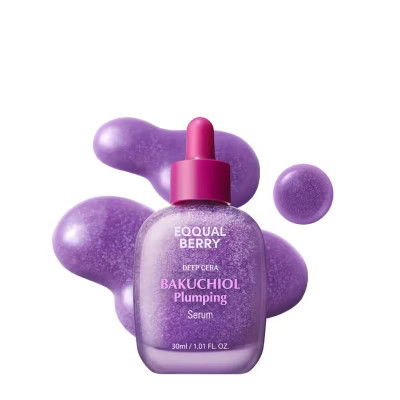 EQQUALBERRY - Bakuchiol Plumping Serum [30mL / 1.01 oz] Korean Deep Cera | Enhance Skin Firmness | Equalberry | Target