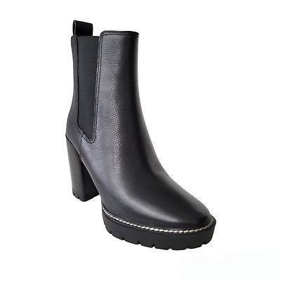 Tory Burch Carson Lug Sole Chelsea Boots Perfect Black Women's Size 8.5 | eBay US