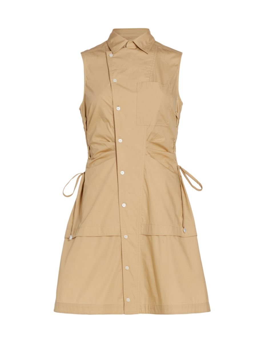 Serena Lace-Up Shirtdress | Saks Fifth Avenue