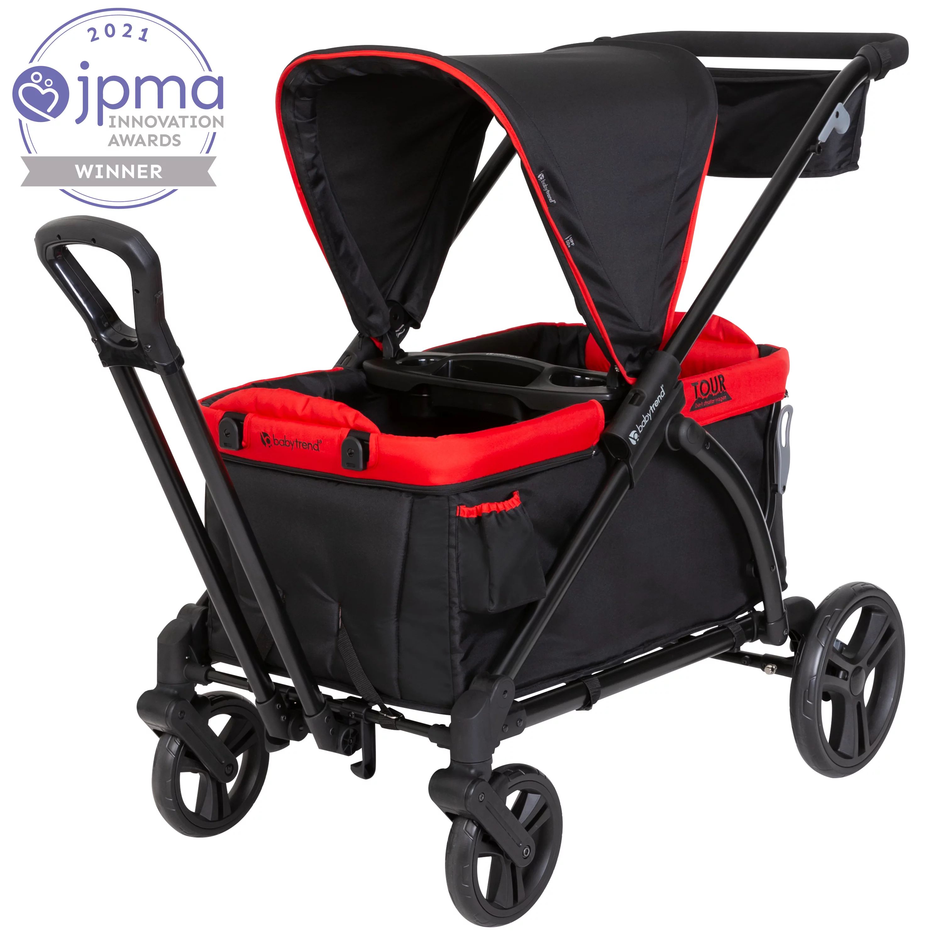 Baby Trend Tour 2-in-1 Stroller Wagon - Mars Red - Red | Walmart (US)