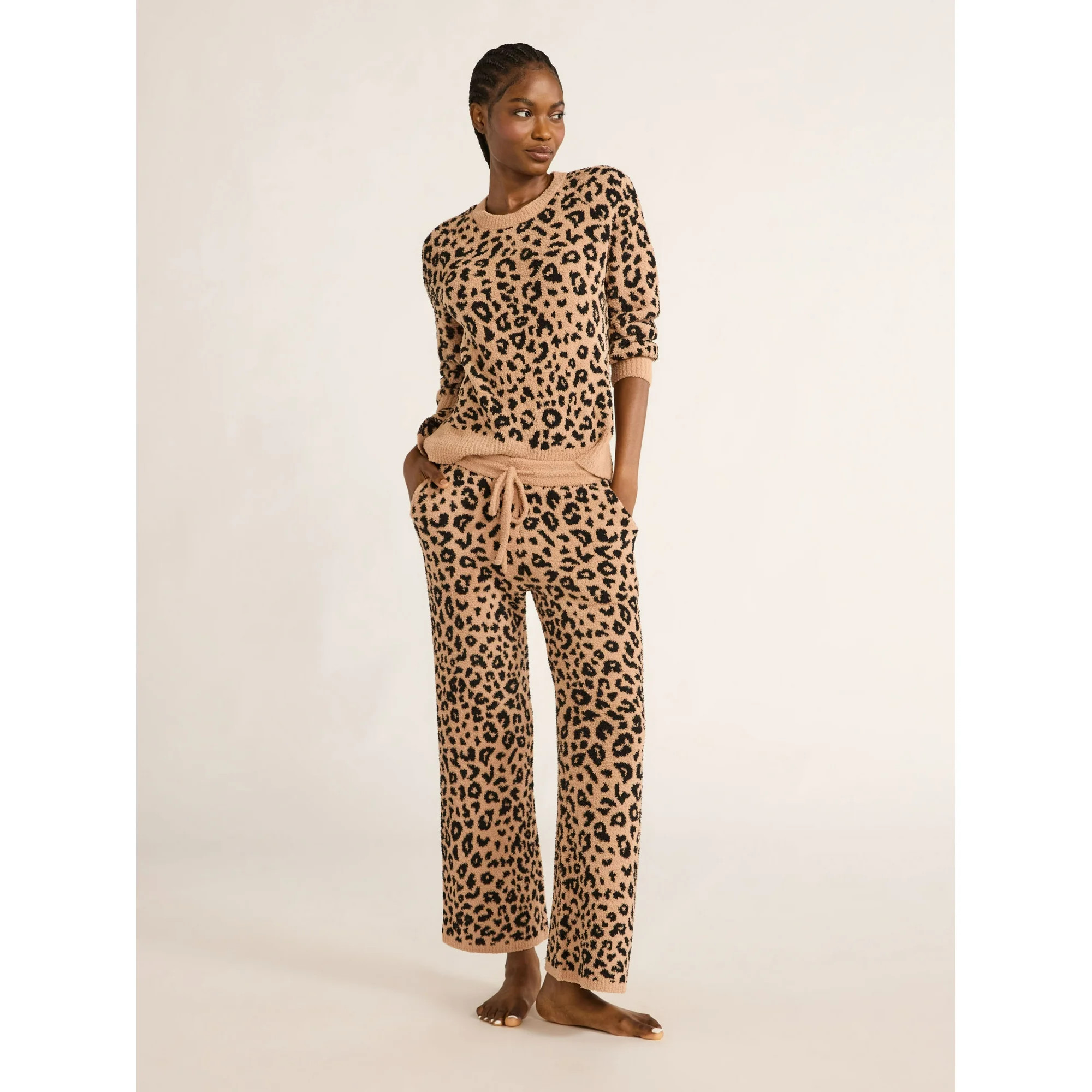 Joyspun Women's Chenille Top and Pants Set, 2-Piece, Sizes XS-3X | Walmart (US)