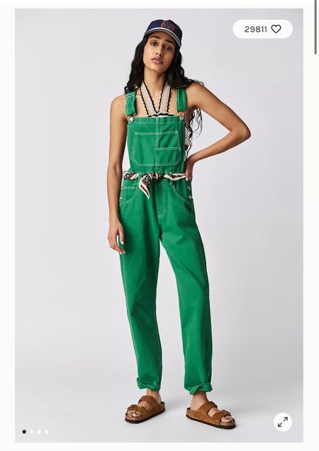 My favorite overalls in a fun new color for spring! 
Spring colorful outfit inspo



#LTKstyletip #LTKunder100 #LTKSeasonal