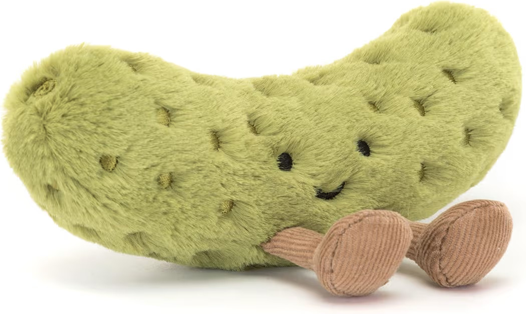 Jellycat Amuseables Pickle Stuffed Toy, 6 inches Vegetable Plush | Amazon (US)