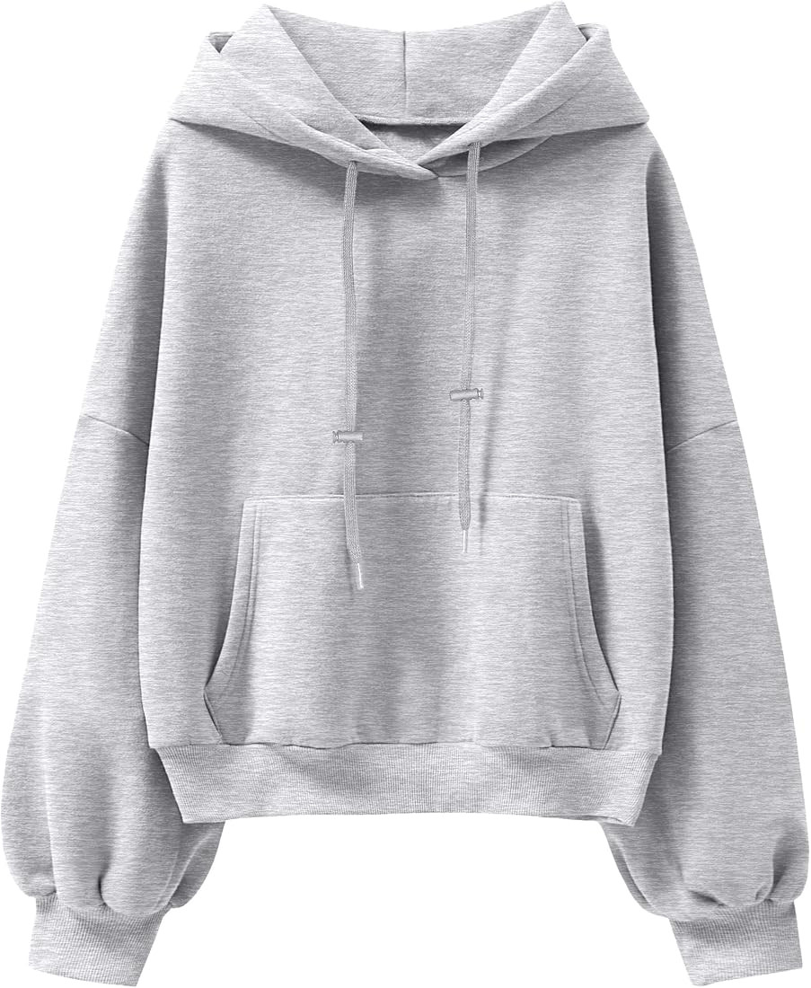 ANRABESS Womens Oversized Hoodies Lantern sleeve Fleece Sweatshirts 2024 Winter Loose Pullover Te... | Amazon (US)