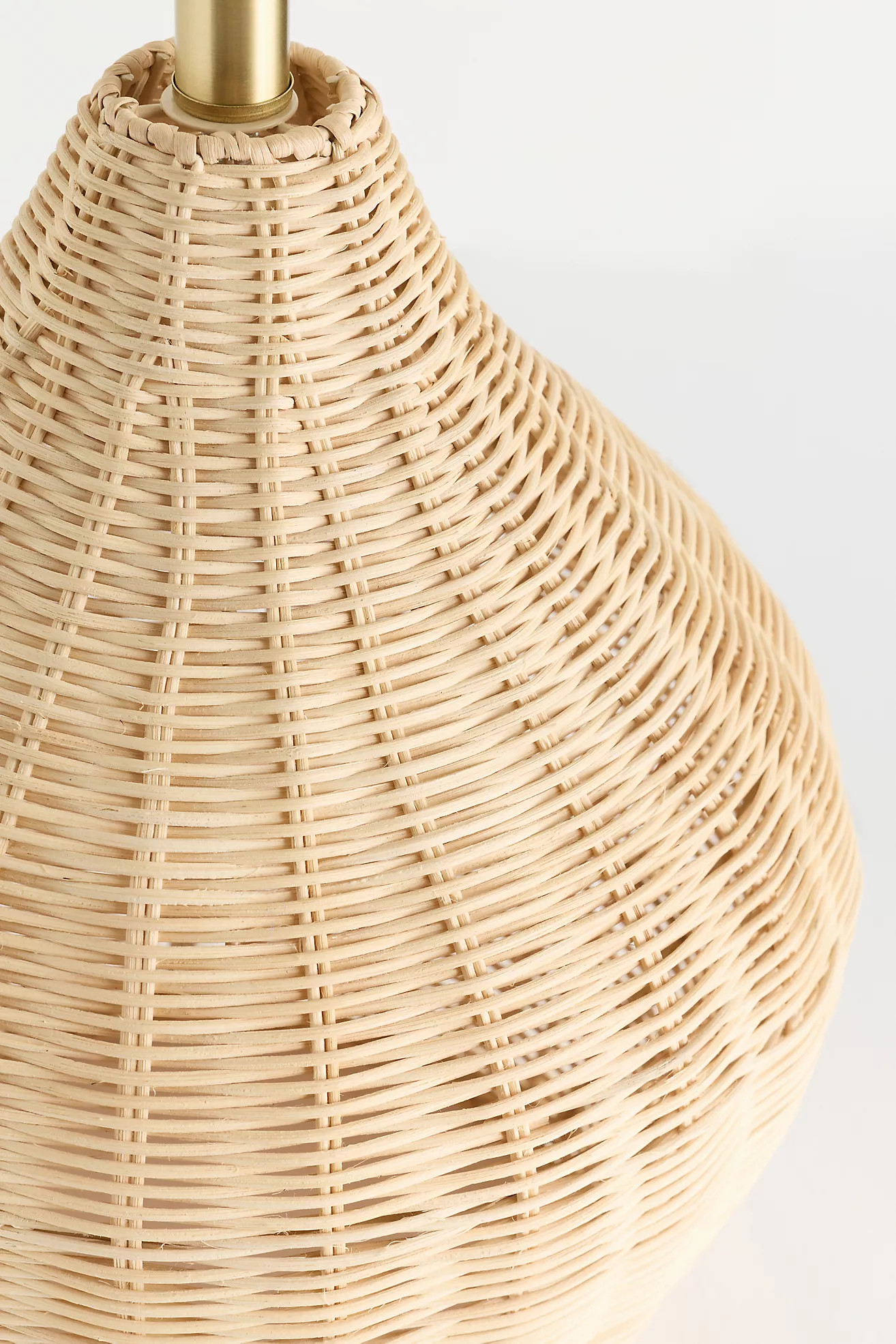 Brown Wicker Lamp Base | Anthropologie (US)