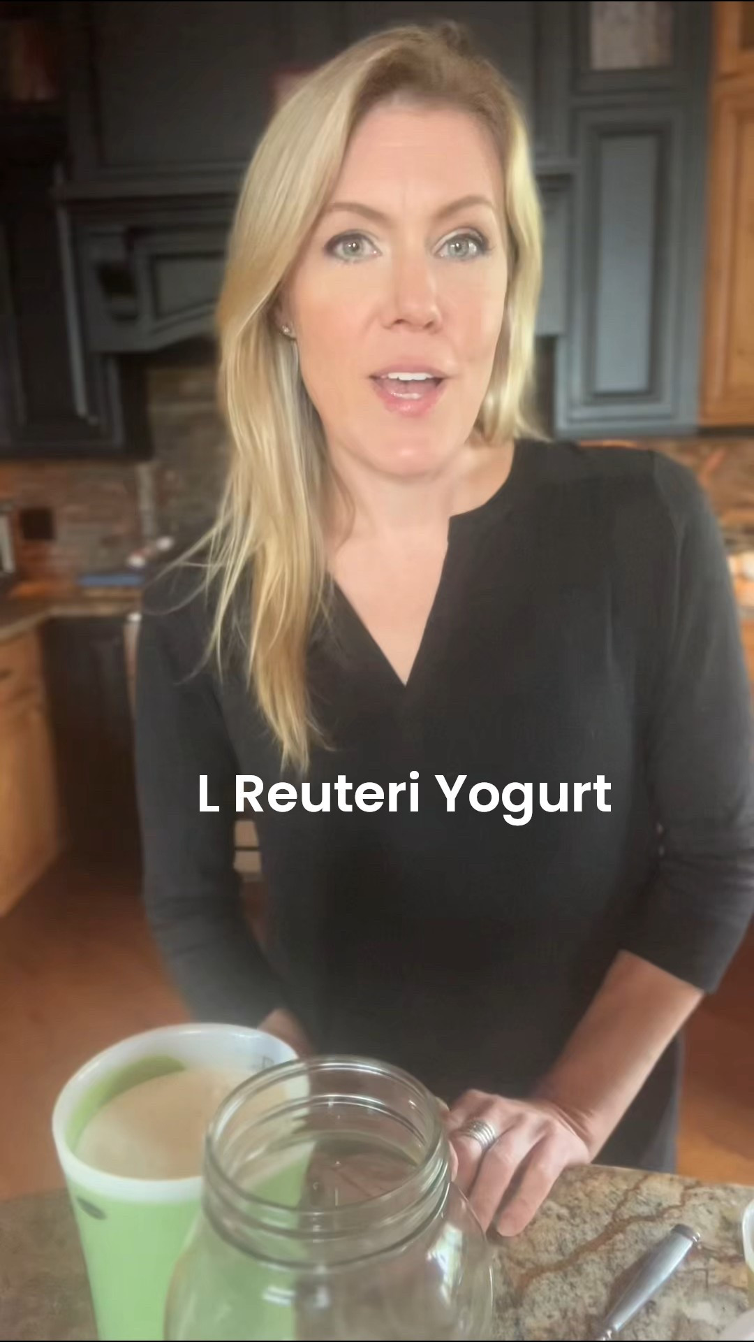 L Reuteri Yogurt. Gut healing yogurt!! 

L. Reuteri Yogurt Recipe: 

-,4 cups whole milk, ultra pasteurized 
- 1/4 cup heavy cream
- 2 Tbsp yogurt from previous batch

Mix well in a large jar, cover, warm at 98-102* for 36 hours. Place in fridge after fermenting to set. 
———
First batch: 
- crush 10 BioGaiaGastrus tablets, add 1 Tbsp inulin or potato starch 
- add 4 cups milk and 1/4 cup heavy cream
- follow above directions 

Comment “link” for links to everything that you need to make this gut healing yogurt 

#yogurt #guthealing #guthealthmatters #guthealth #guthealthtips #fermentation #ferments #lreuteri #realfood 

#LTKFamily #LTKHome #LTKActive
