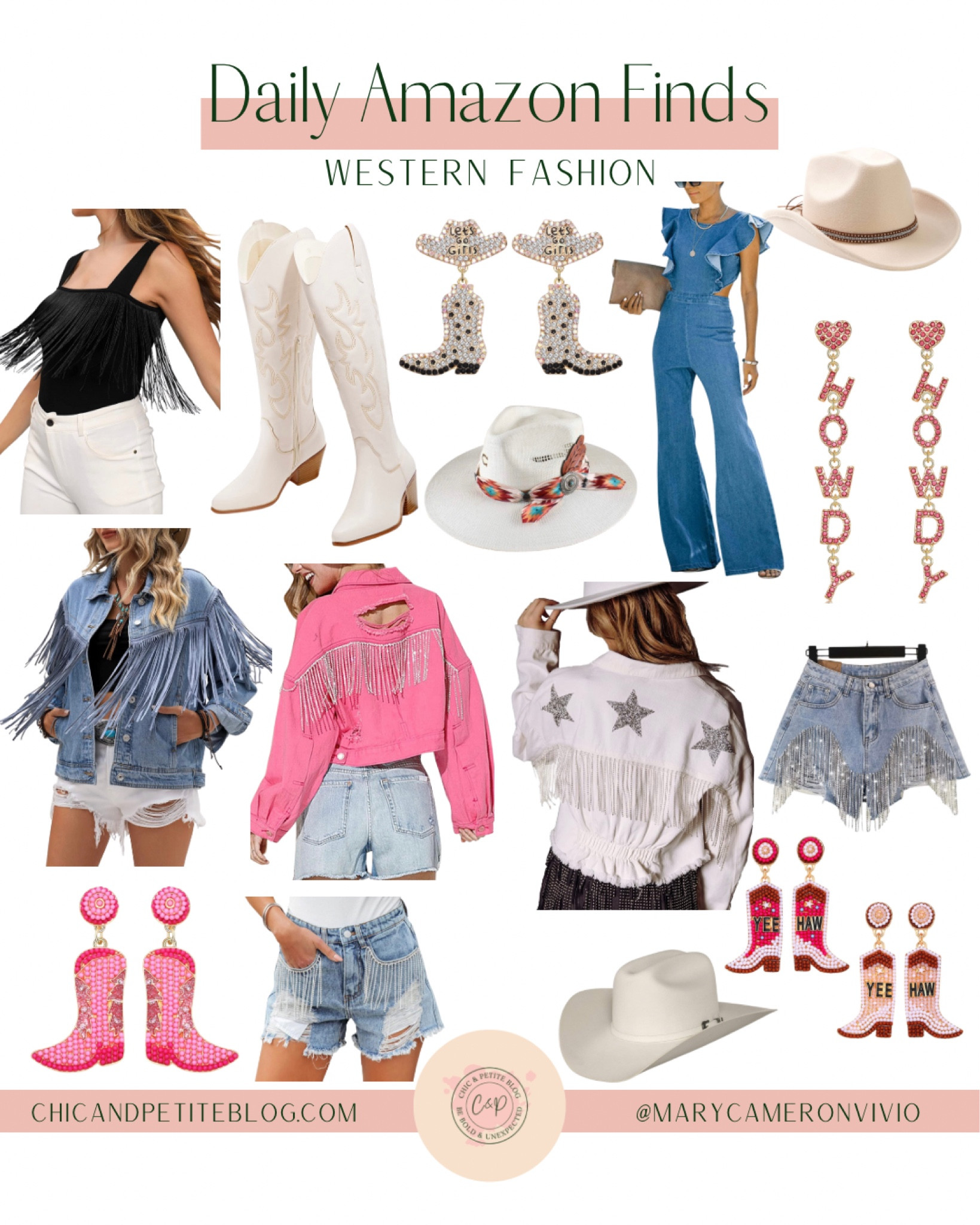 Trend Alert: Western Fashion

country concert // western wear // cowgirl hat // cowboy hat // cowgirl boots // HOWDY // denim jumpsuit // fringe

#LTKunder50 #LTKunder100 

#LTKfindsunder100 #LTKstyletip #LTKfindsunder50