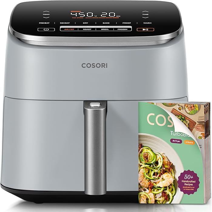 Cosori 9-in-1 TurboBlaze Air Fryer 6 Qt, Premium Ceramic Coating, 90°–450°F, Precise Heating ... | Amazon (US)
