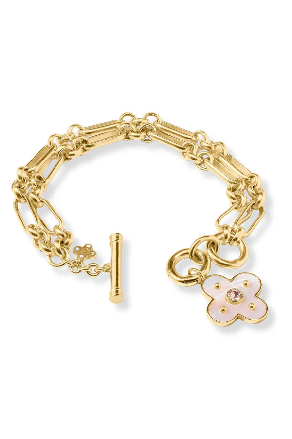 Julie Vos Colette Link Champagne Bracelet | The Willow Tree