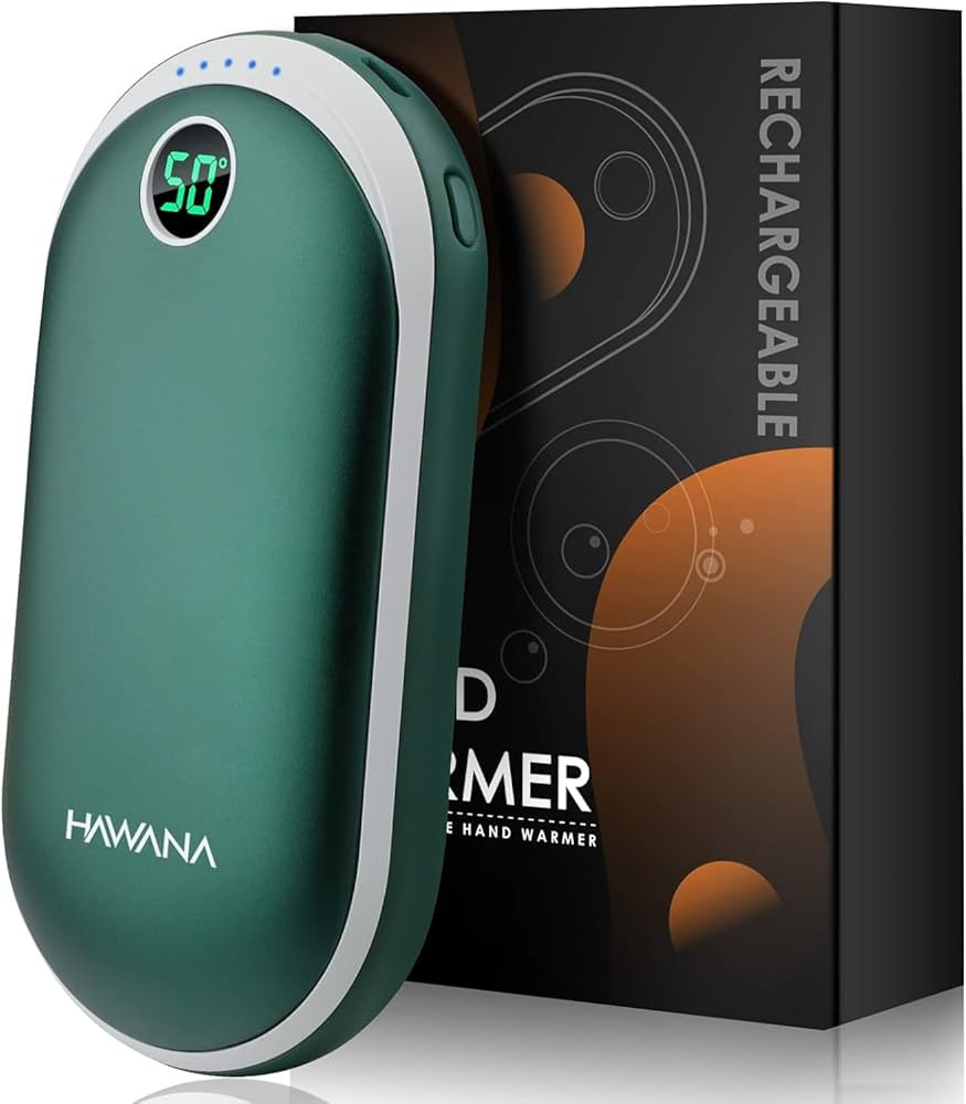 Hand Warmers Rechargeable, 10000mAh Electric Hand Warmer Power Bank with 15Hrs Warming Time Doubl... | Amazon (US)