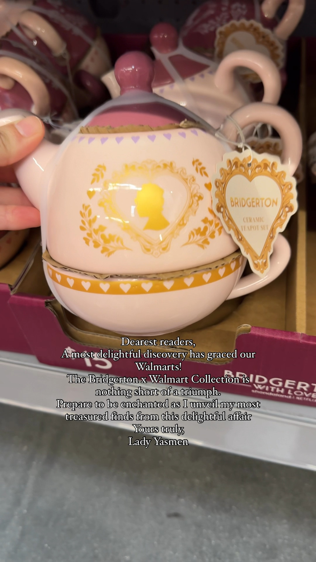 The Bridgerton x Walmart collab is everything! #bridgerton #walmart #walmartfinds #walmarthaul 


#LTKMostLoved #LTKParties #LTKHome