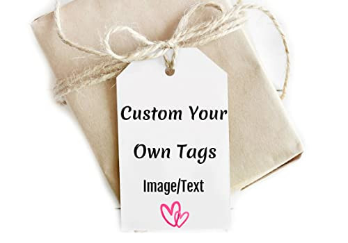 120 Pack Custom Paper & Kraft Tags,Gift Tags,Personalized Bridal,Birthday Celebrating Hang Labels... | Amazon (US)