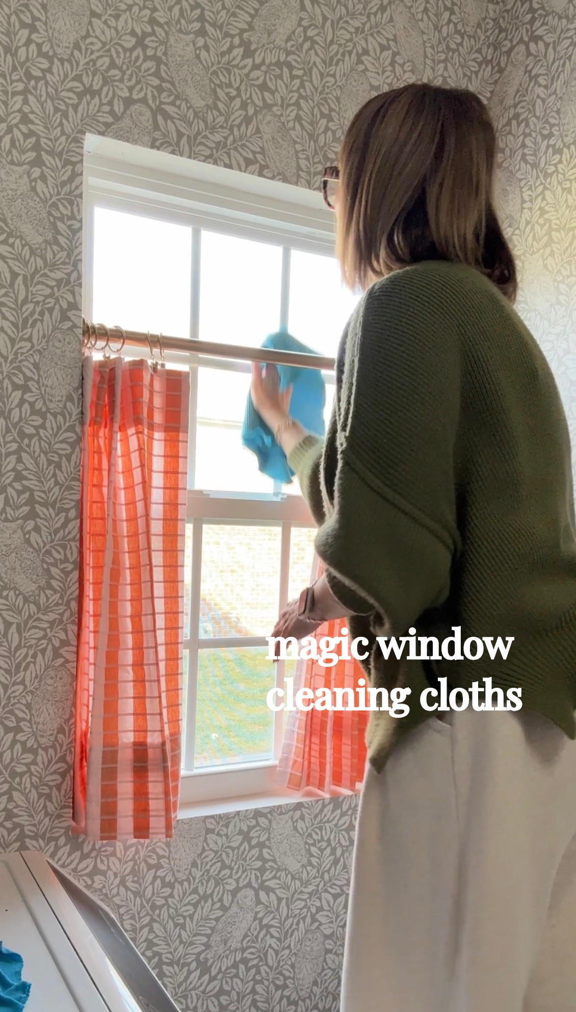 these window cleaning cloths are absolute magic. and all you need is water!  these work better than any chemical you can find. 

they also have cloths for other surfaces. the countertop and stainless cloths are also a favorite of mine  

#LTKHome