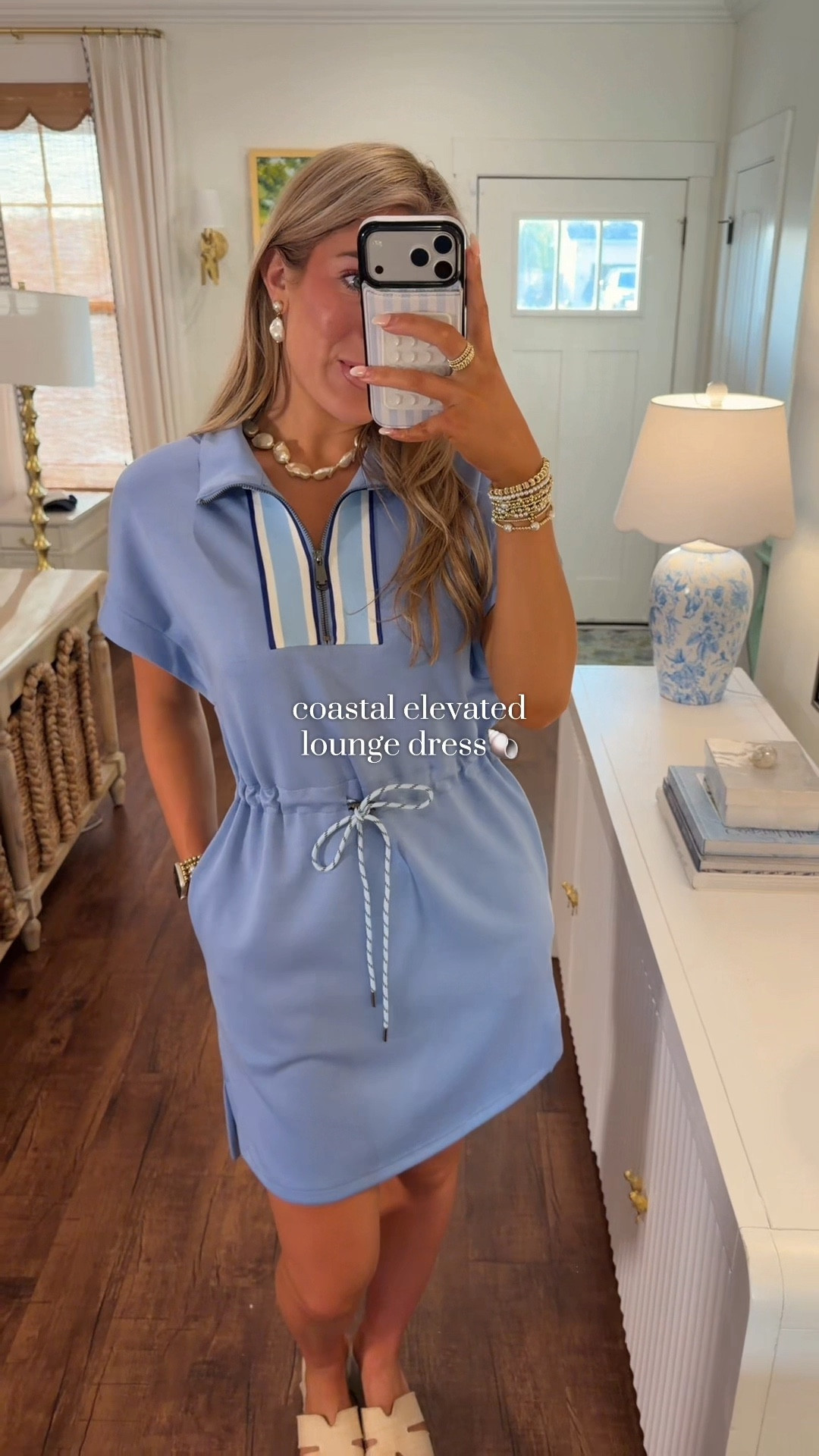 So elevated and classy! Perfect to throw on and go! And allll of the coastal granddaughter/grandmillennial vibes🌷
I'm 5'9 wearing size M!
#springfashion #coastalgranddaughter #boutiqueclothing #grandmillennial #affordablefashion

#LTKActive #LTKdayinmylife #LTKootd