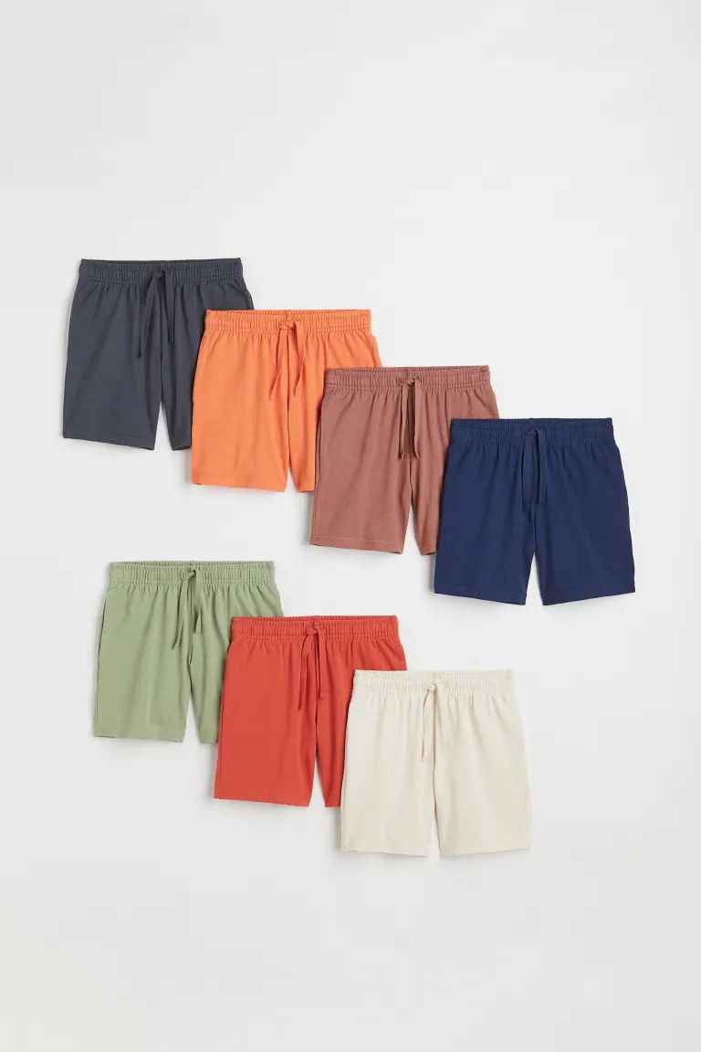 7-pack Cotton Jersey Shorts | H&M (US)