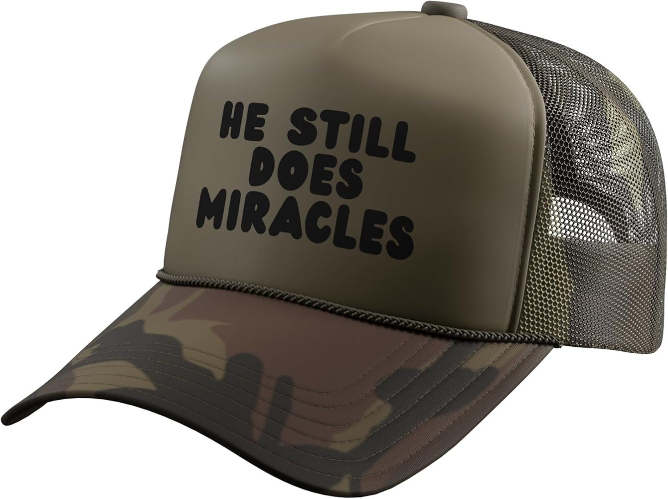 He Still Does Miracles Trucker Hat with Adjustable Mesh Back | Amazon (US)