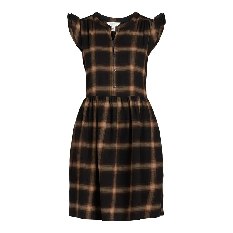 Time and Tru Women's Mini Woven Dress | Walmart (US)
