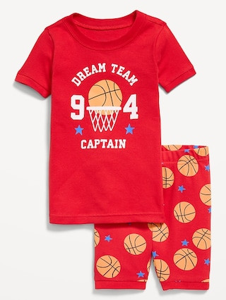 Printed Snug-Fit Pajama Set for Toddler & Baby | Old Navy (US)