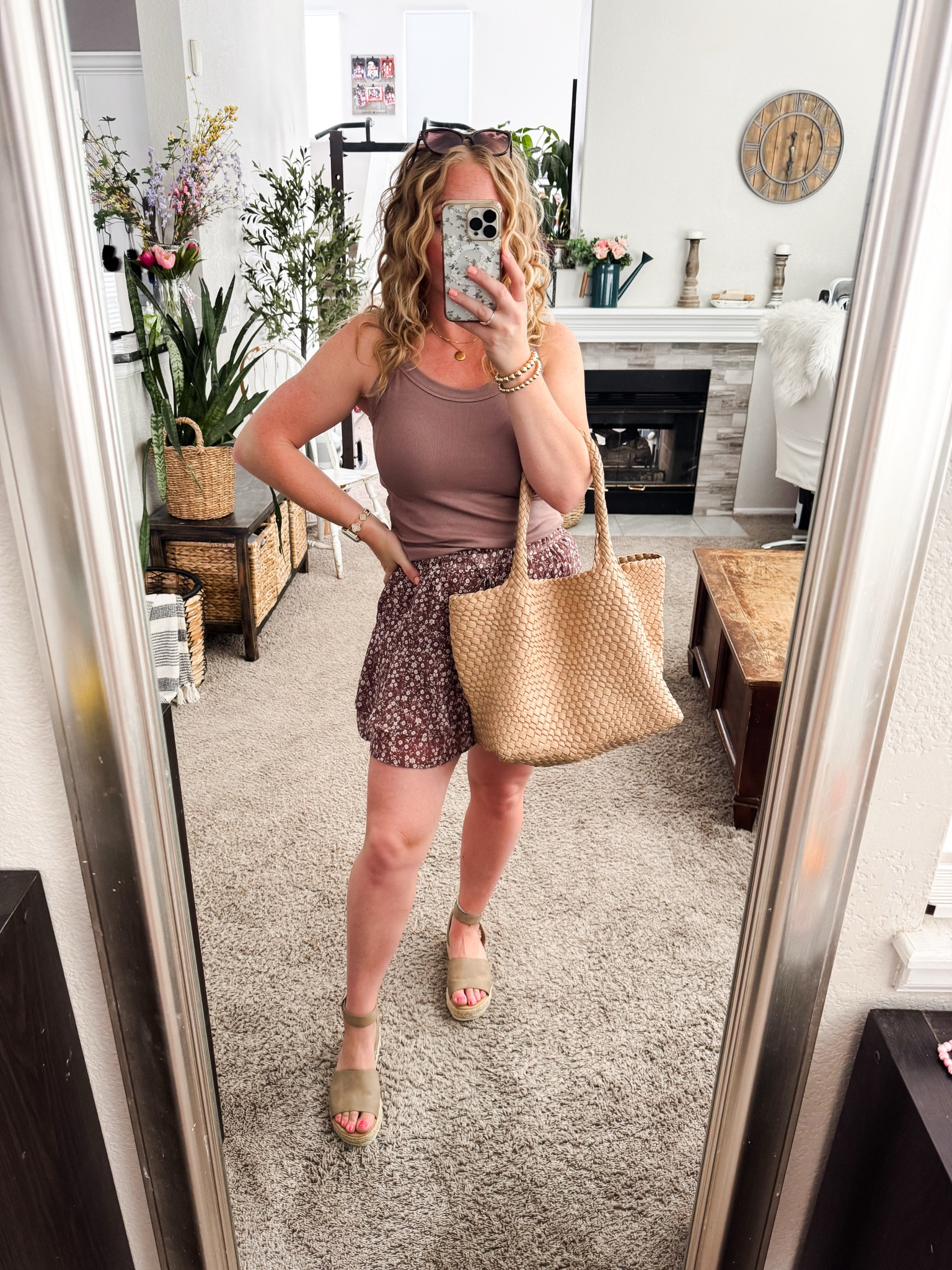 Summer outfit idea from amazon — brown tank top with built in bra, brown floral skort, tote bag, and platform sandals. 







Amazon outfits every outfit inspo, outfit ideas, casual outfits amazon, amazon outfits every day, spring outfits 2026, summer outfits

#LTKSaleAlert #LTKPetite