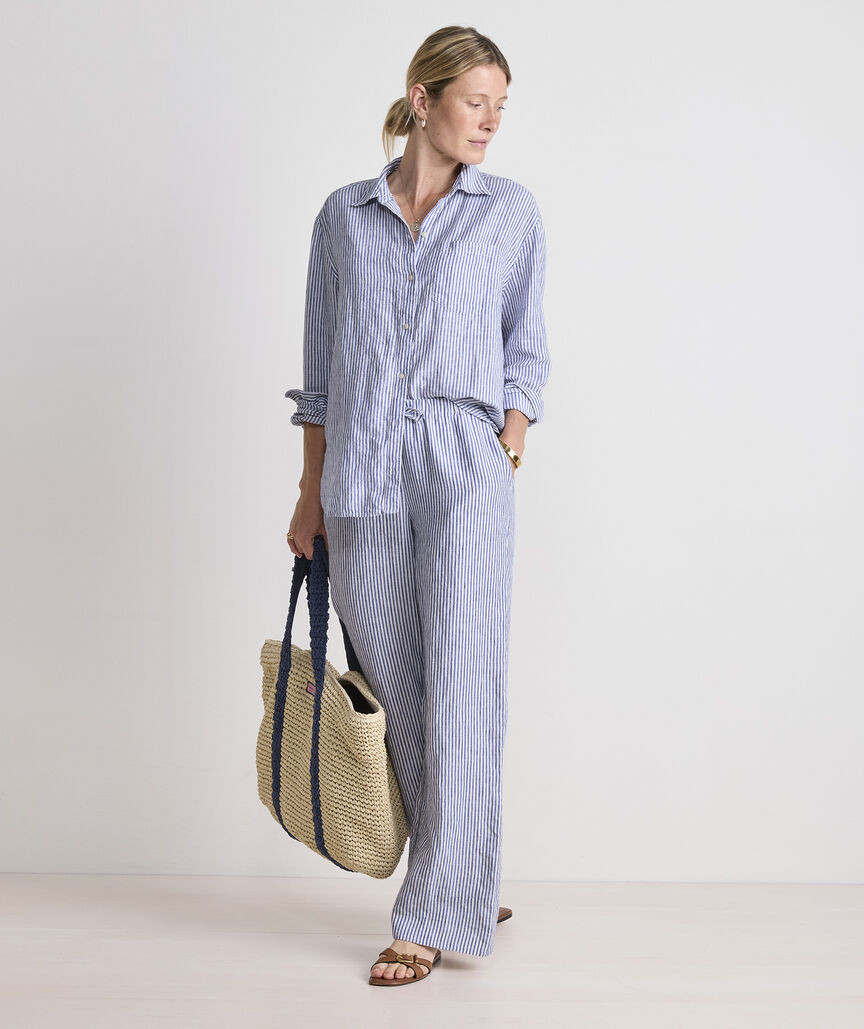 Linen Relaxed Button-Down | vineyard vines