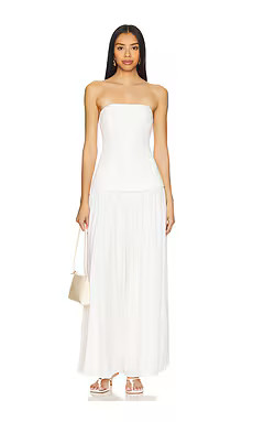 Line & Dot Theo Jumpsuit in White from Revolve.com | Revolve Clothing (Global)