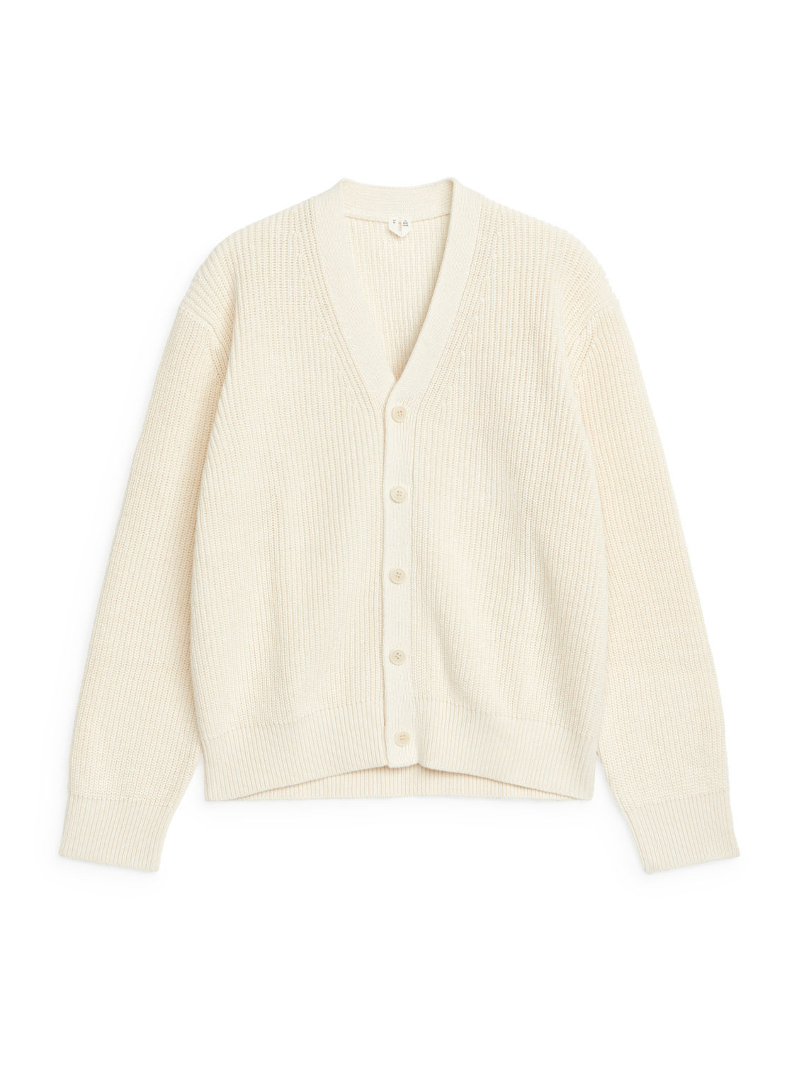 Linen Blend Cardigan - White | ARKET (US&UK)
