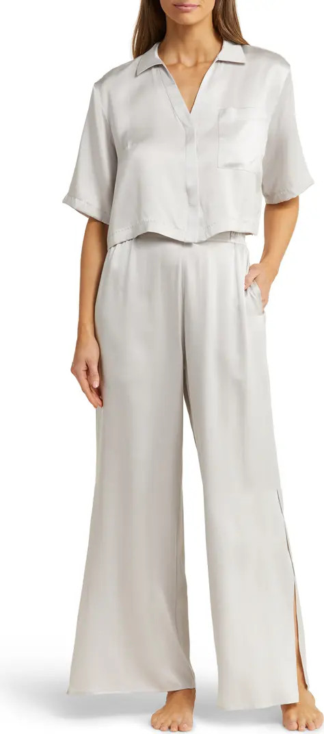 High Waist Washable Silk Pajamas | Nordstrom