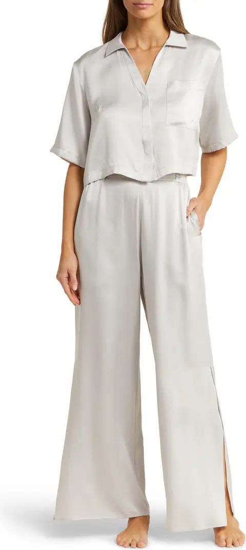 High Waist Washable Silk Pajamas | Nordstrom