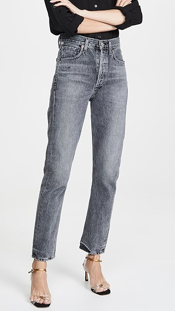 Charlotte High Rise Straight Jeans | Shopbop