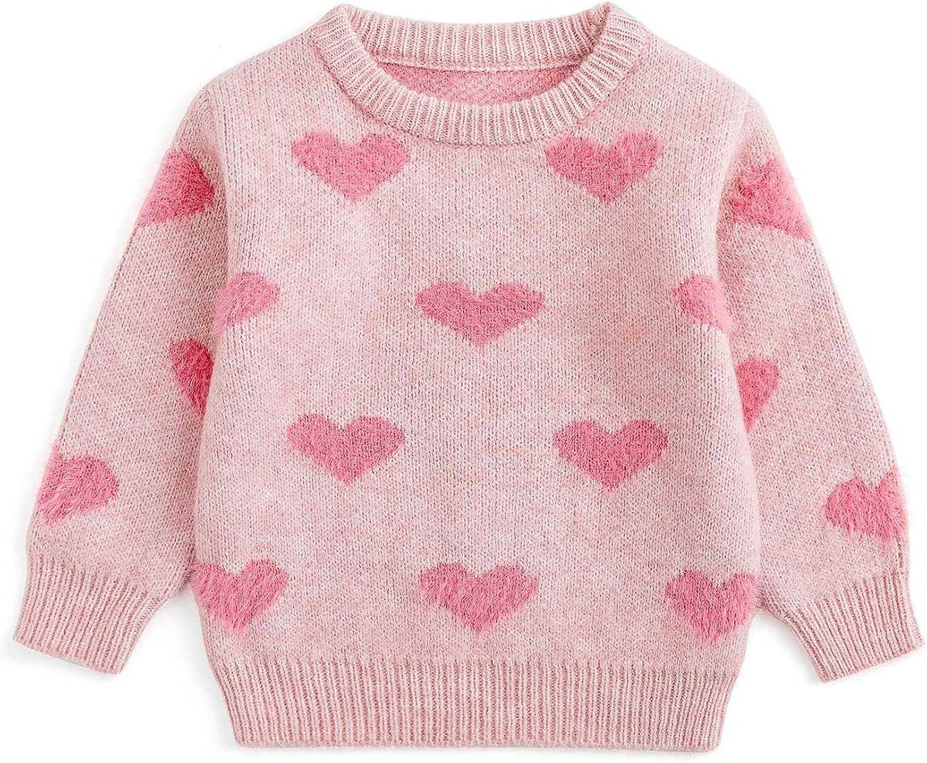 Curipeer Baby Sweater Solid Ruffle Basis Pullover Sweater Turtleneck Longsleeve Fall Clothes for ... | Amazon (US)