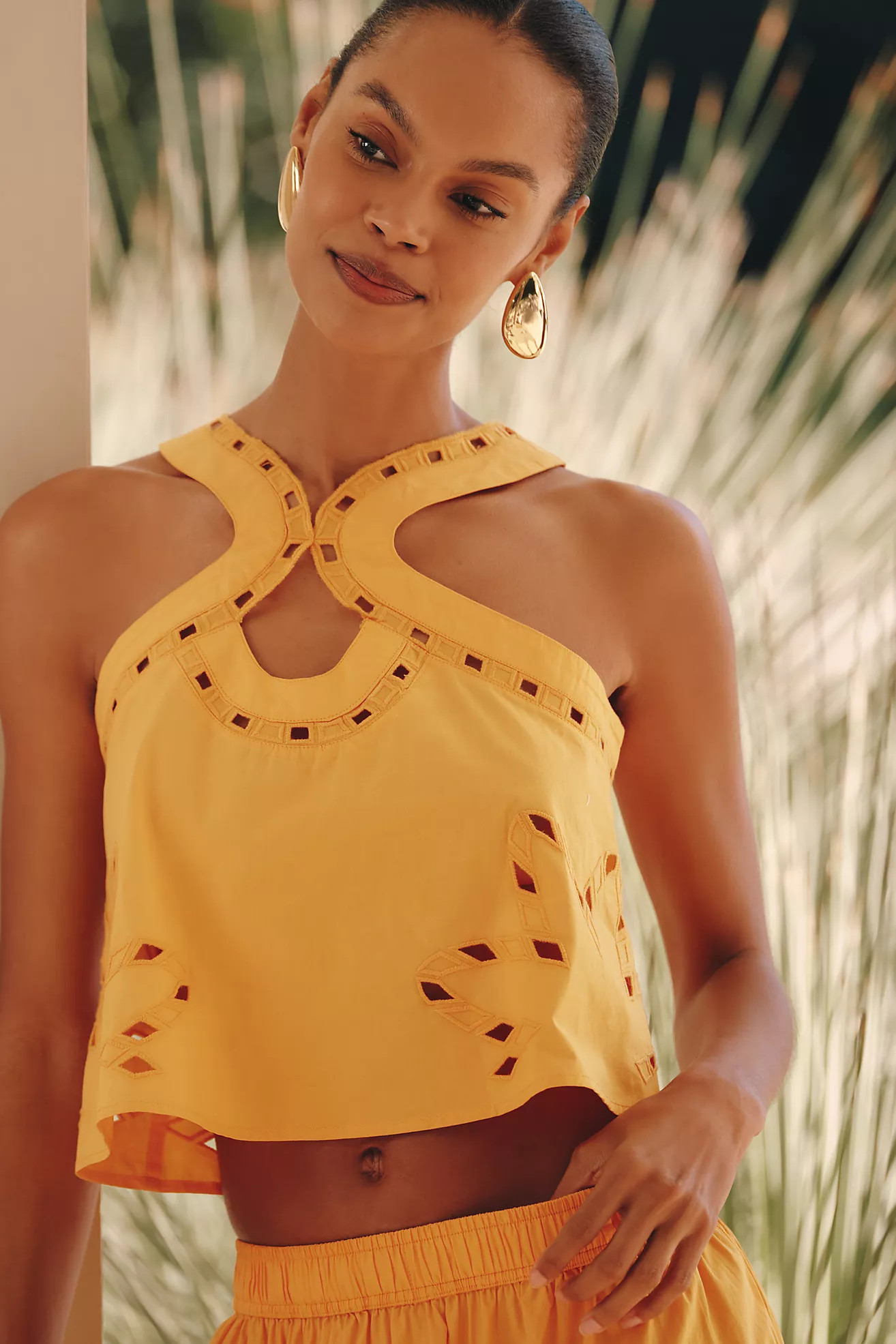 Celandine Cutwork Sun Top | Anthropologie (US)