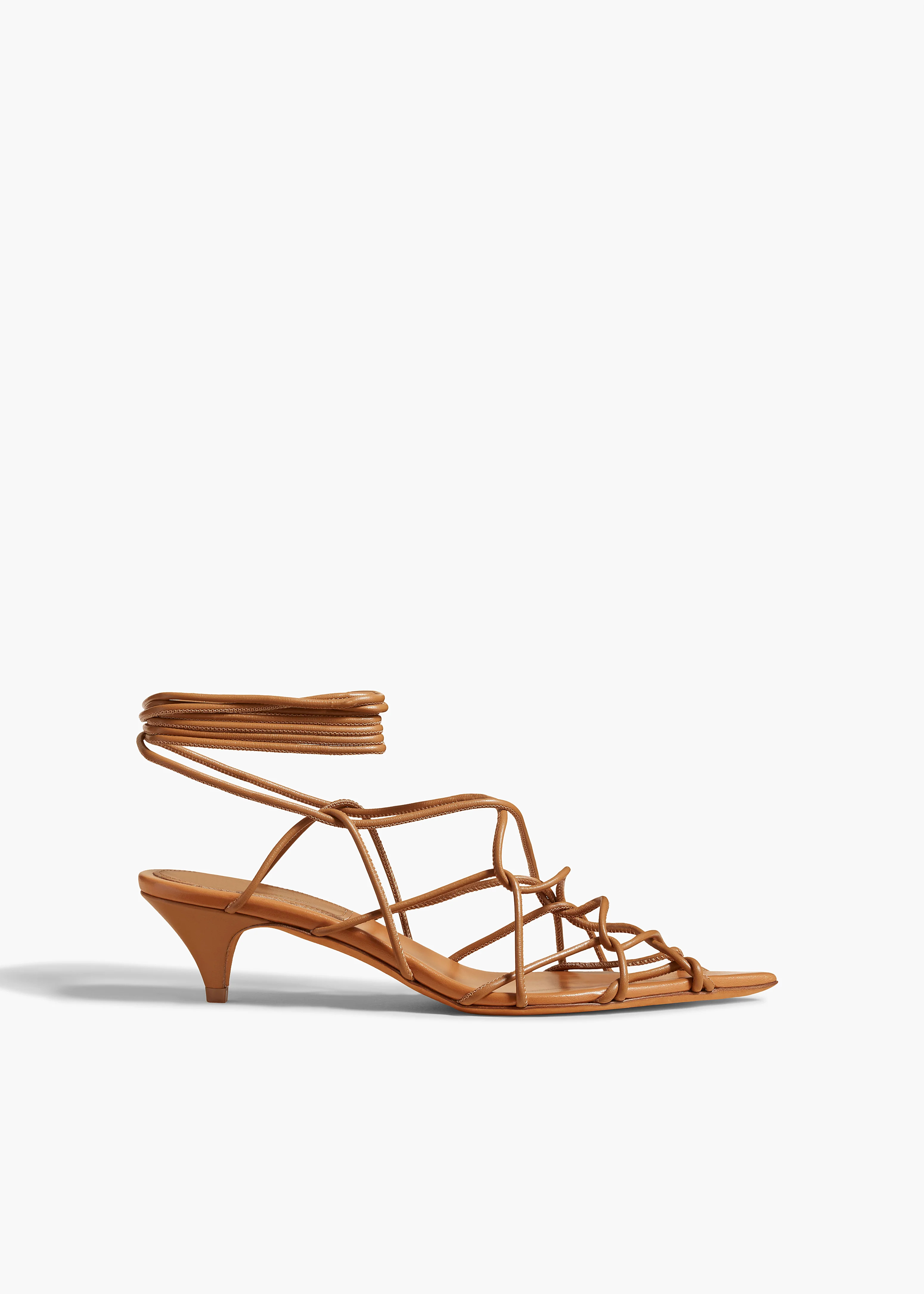 Arden Low Heel in Camel Leather | Khaite