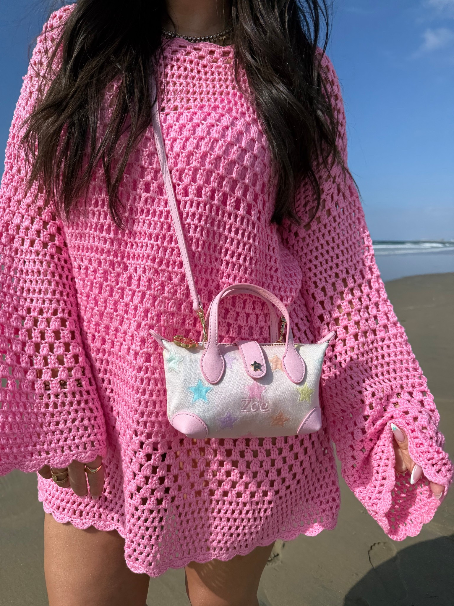 stoney clover lane x park & beach 🩷 my fave beach cover up that I have in so many colors, a super flattering one piece bathing suit + the cutest bag!

#LTKSwim #LTKWatchNow #LTKStyleTip