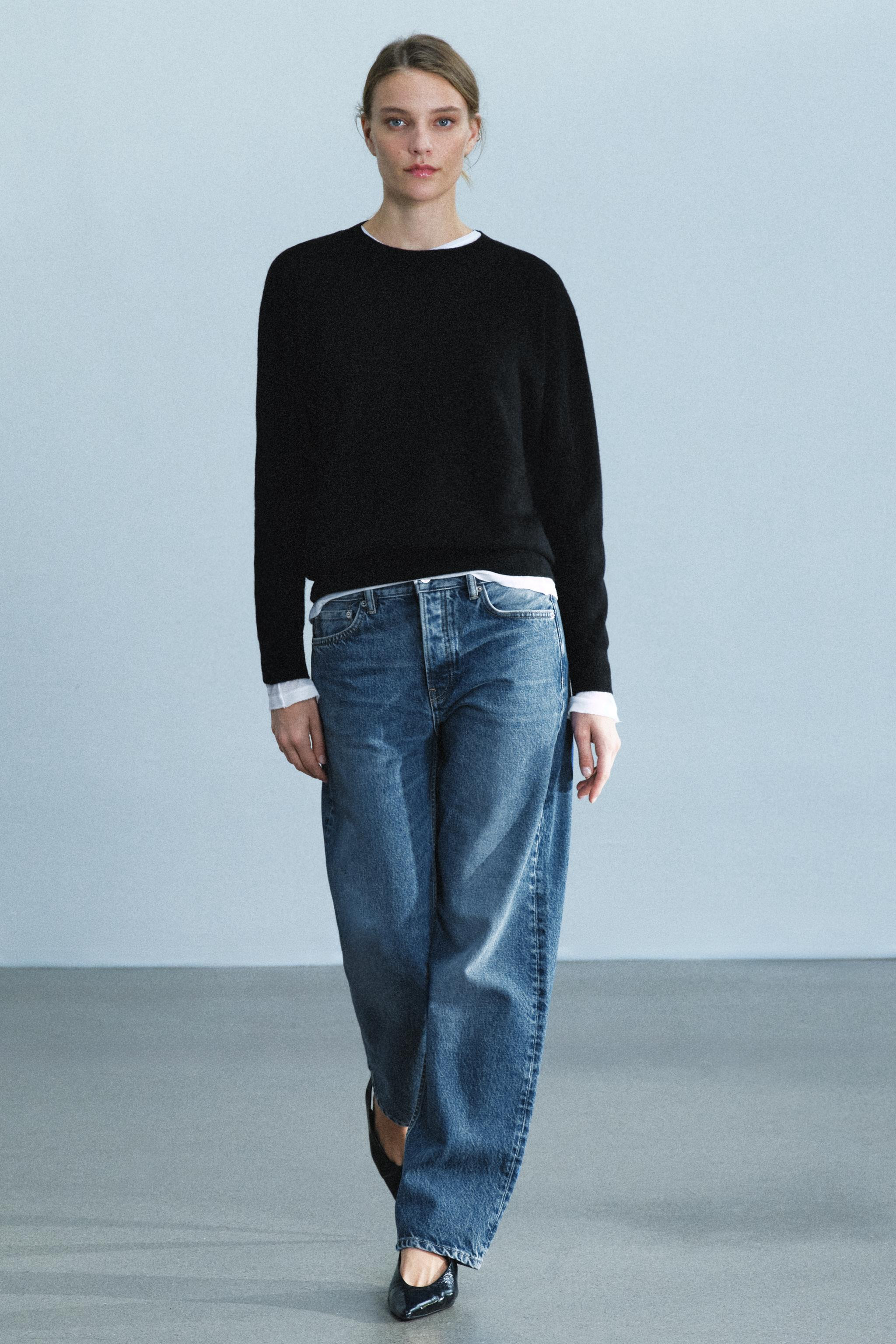 ZW COLLECTION MID-RISE STRAIGHT JEANS | Zara US