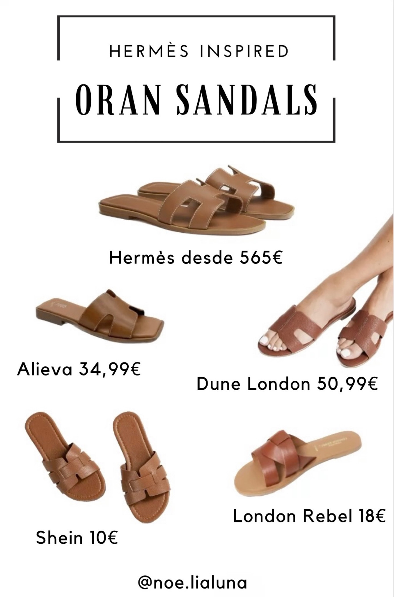 Hermes inspired oran sandals🤎
Aquí os dejo varios modelos inspirados en las sandalias oran de Hermès para todos los bolsillos. 
Versiones más económicas de estas sandalias que nunca pasan de moda. 

#LTKeurope #LTKshoecrush #LTKFind