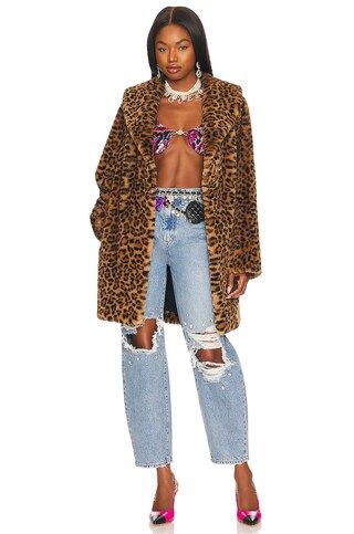 Lovers and Friends Lenon Coat in Leopard from Revolve.com | Revolve Clothing (Global)