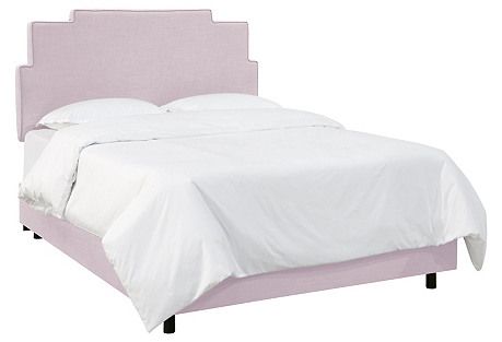 Paxton Bed, Lilac Linen | One Kings Lane