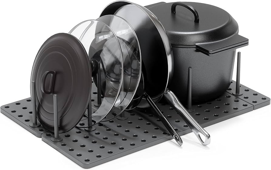 Amazon.com: Umbra Peggy Kitchen Cupboard, Shelf and Drawer Organizer Tray - Adjustable Storage Sy... | Amazon (US)