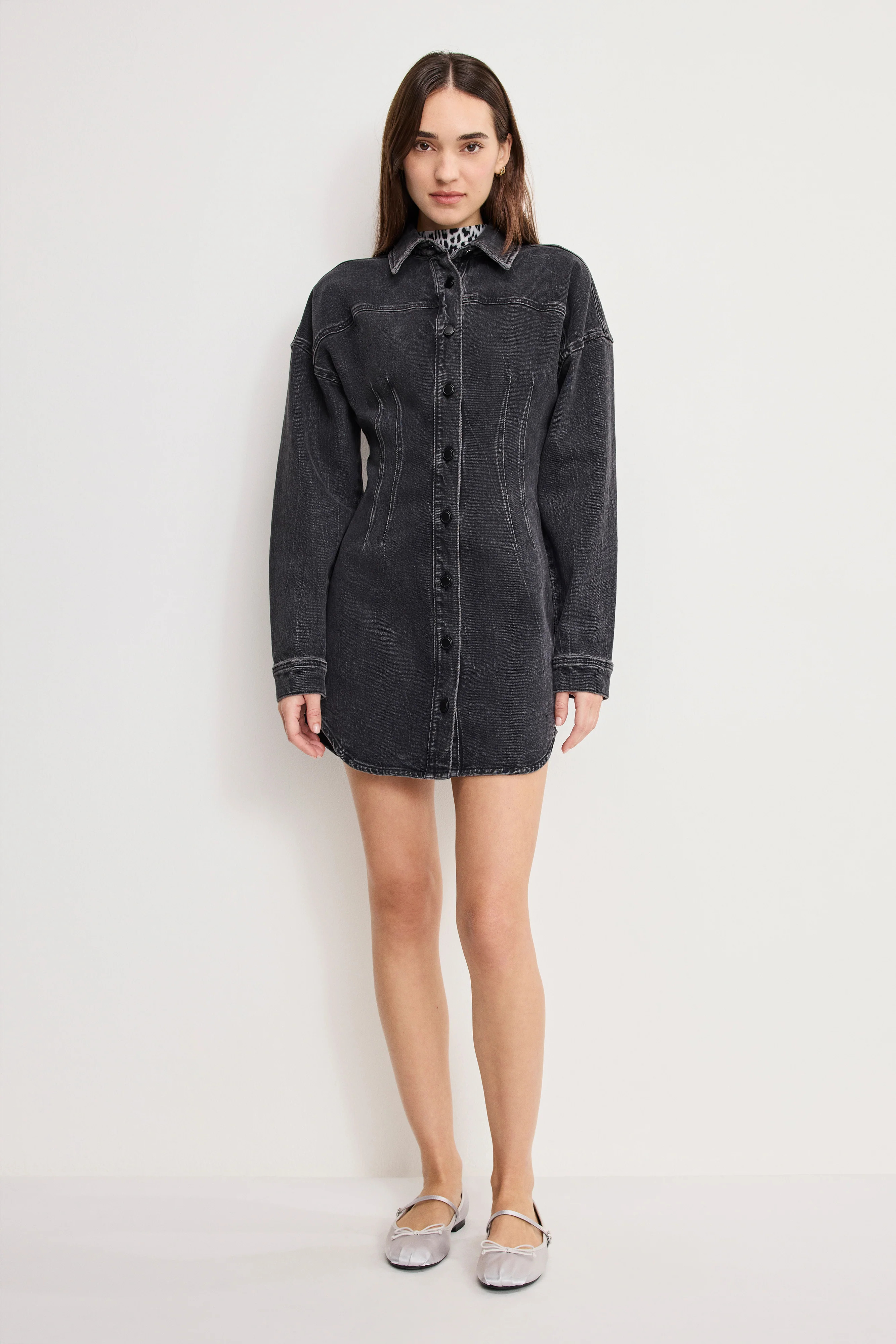 SHAPED DENIM DRESS | K418 - GOOD AMERICAN | Good American