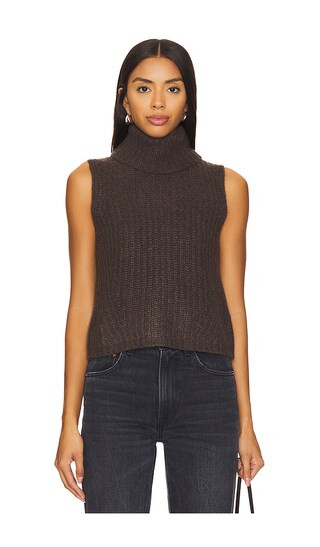 Polly Cashmere Vest in Coffee | Revolve Clothing (Global)