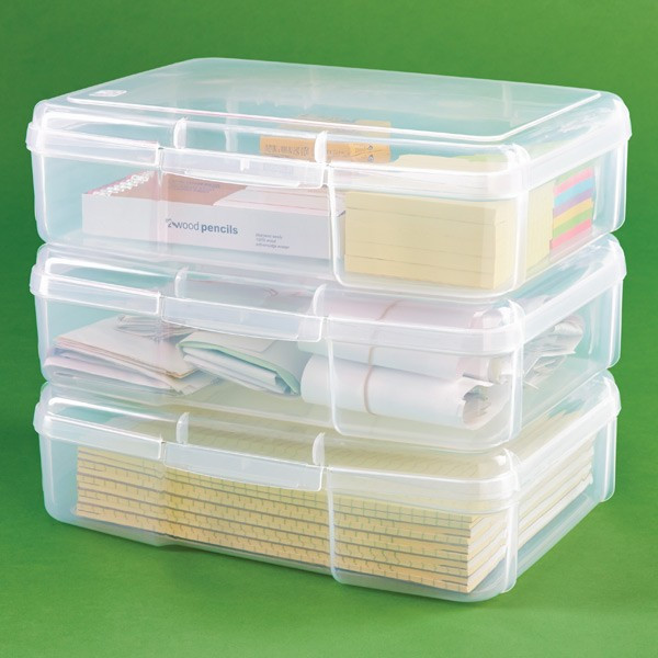 Iris Clear Large Document Case | The Container Store