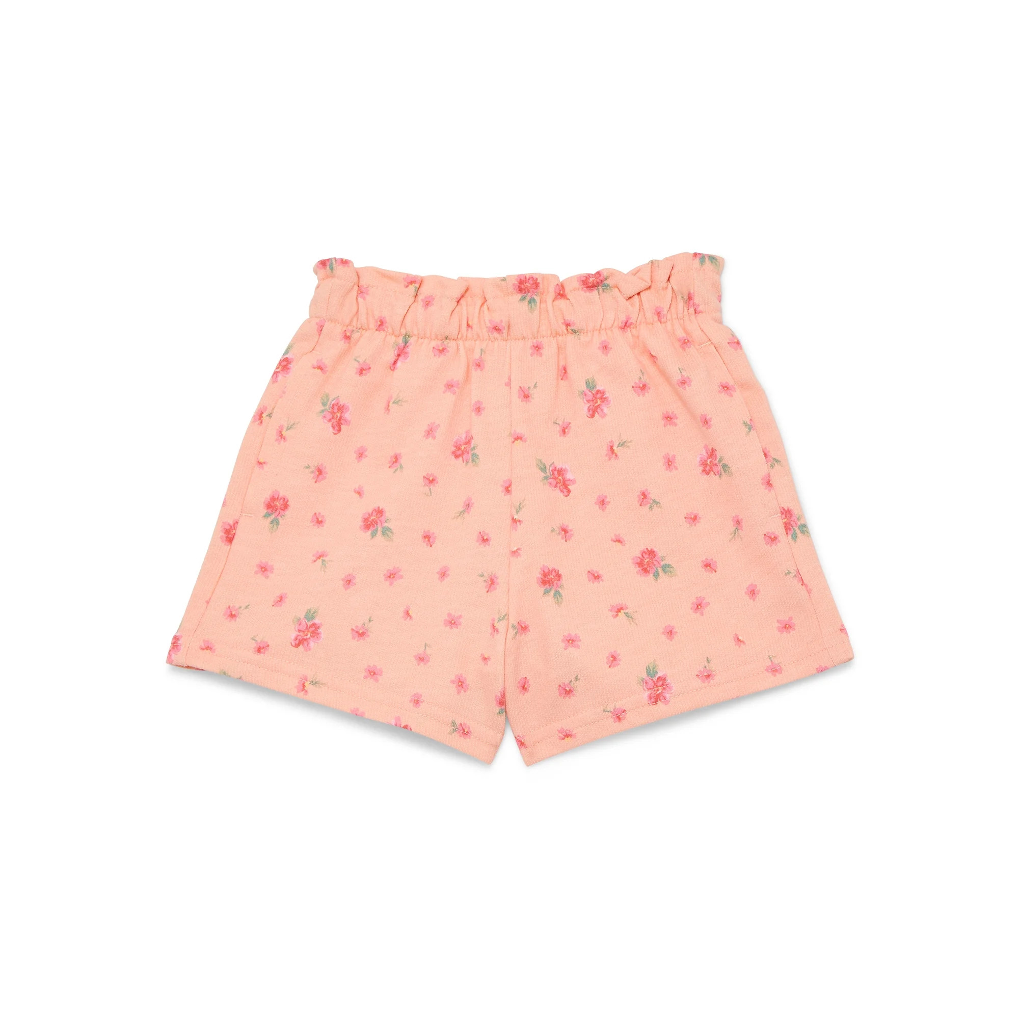 Wonder Nation Toddler Girls Pull On Knit Shorts, Sizes 18M-5T | Walmart (US)