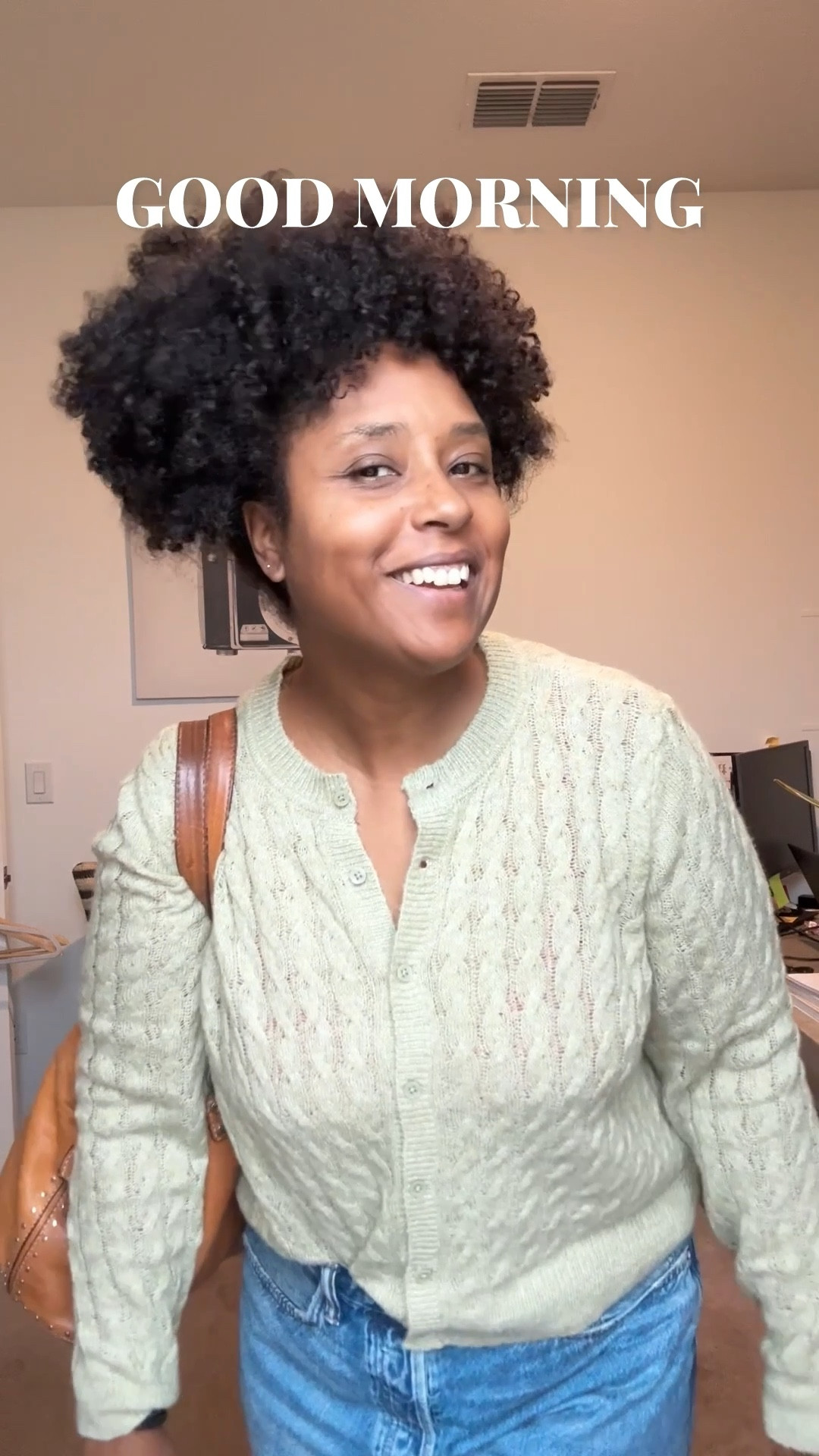 Easy outfit for a morning of quick errands. Lightweight cardigan and loose jeans  

#LTKMidsize #LTKootd #LTKvlog